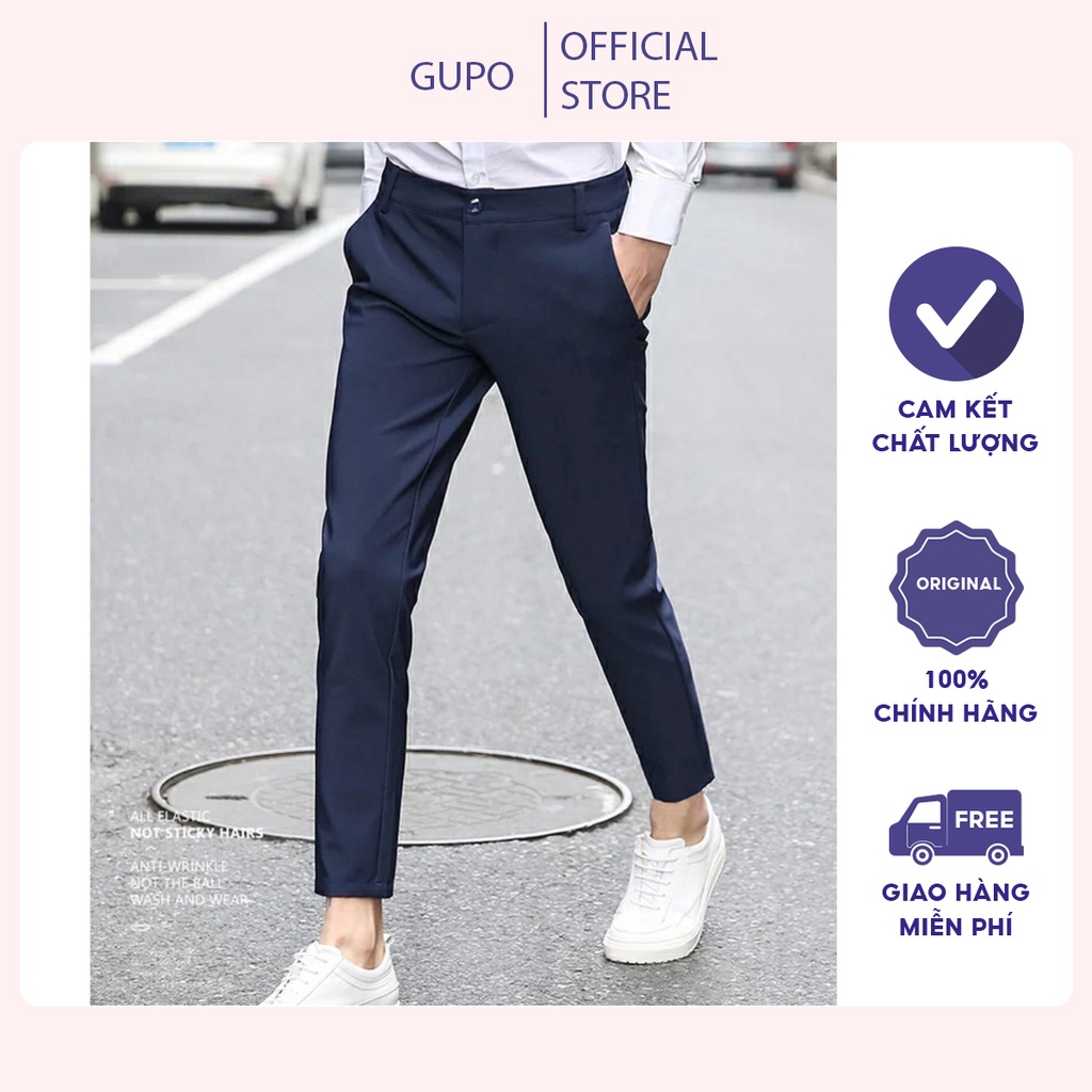 40-85kg QUẦN TÂY ÂU NAM CÔNG SỞ CO GIÃN CAO CẤP ỐNG CÔN DÁNG BODY đi học đi tiệc đi chơi có BIGSIZE