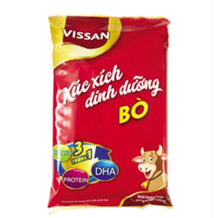 1 gói Xúc Xích Dinh Dưỡng Bò Vissan 175g  - 529