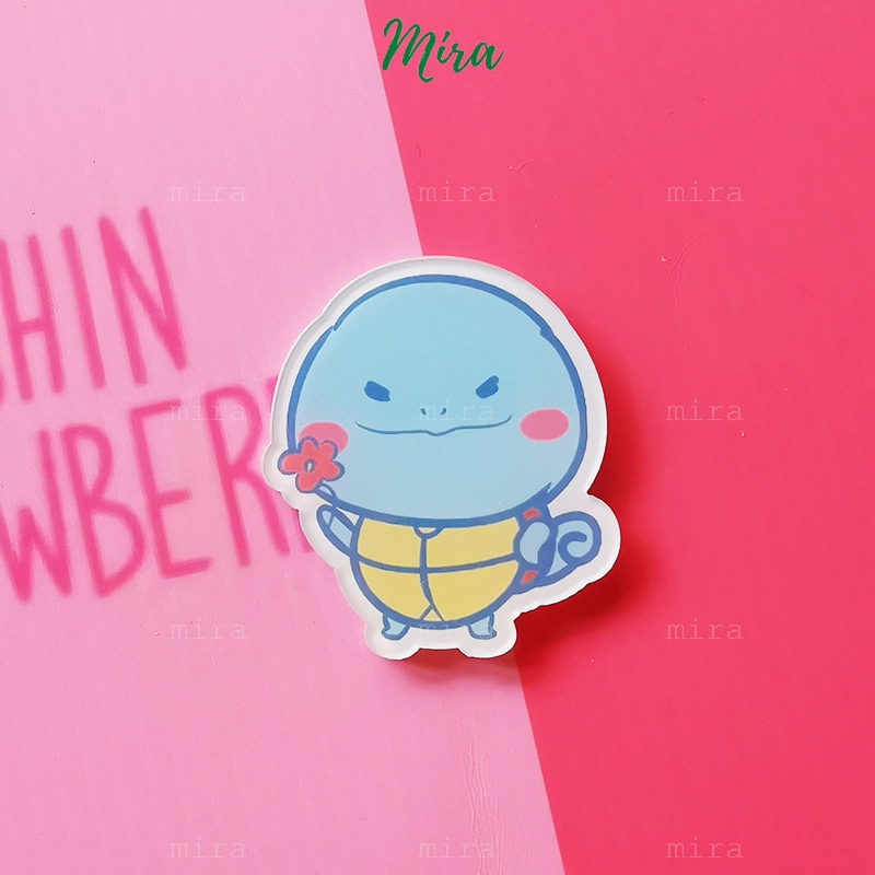 Ghim Cài Pokemon, Pikachu, Huy Hiệu Acrylic, Pin Cài Áo, Trâm Balo Đi Học Cực Cute MIRA-GC00578