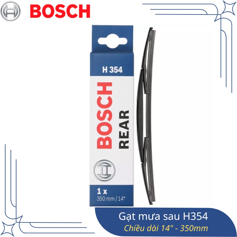 Gạt Mưa Sau BOSCH H354 Dòng xe Honda CRV, Jazz; Nissan Murano , X-Trail ; Subaru Forester  | HIBUAUTO