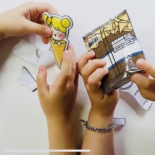 Squishy giấy hộp quà bí ẩn