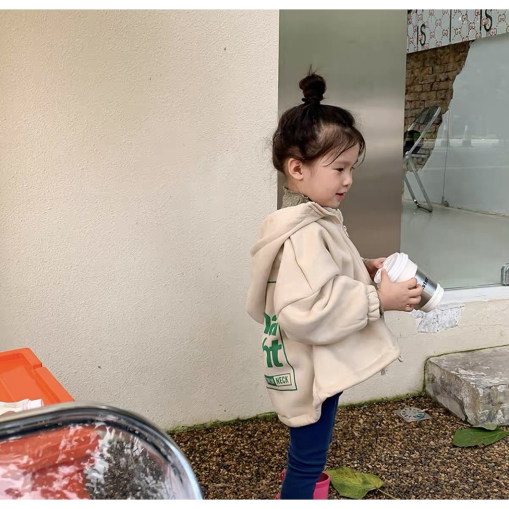 Áo Nỉ Hoodie Cho Bé Trai Và Bé Gái Chất Nỉ Lót Bông Từ 8-35kg Chaarle kids - Thời trang trẻ em