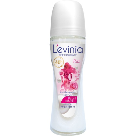 Lăn khử mùi lăn nách Levinia trắng da ngừa thâm không gây vàng ố áo 65g