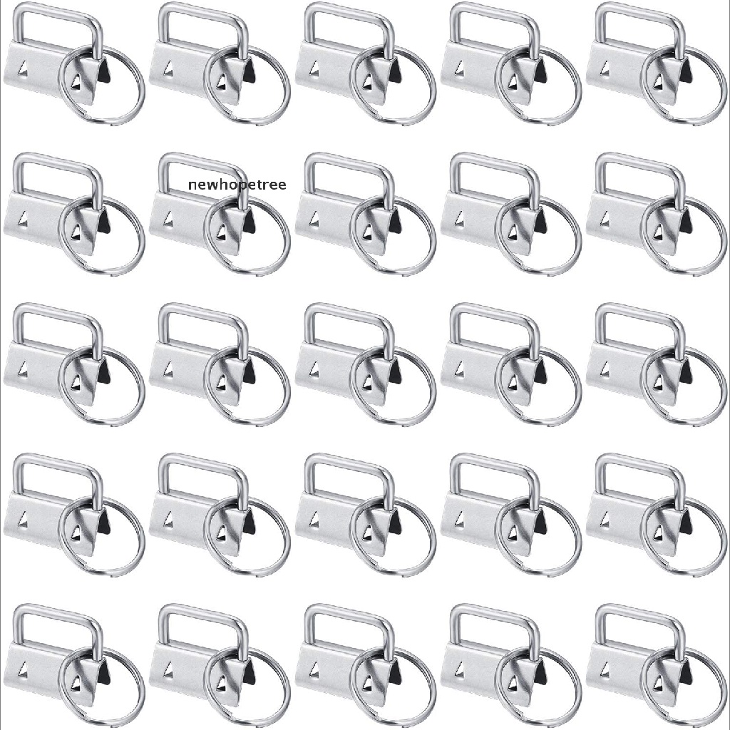 Set 50 Móc Chìa Khóa Cứng Cáp Kèm Dây Đeo Tiện Dụng Vòng Tay Da Sồi OIK