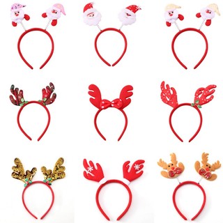 Băng đô cài tóc noel cho bé nhiều hình