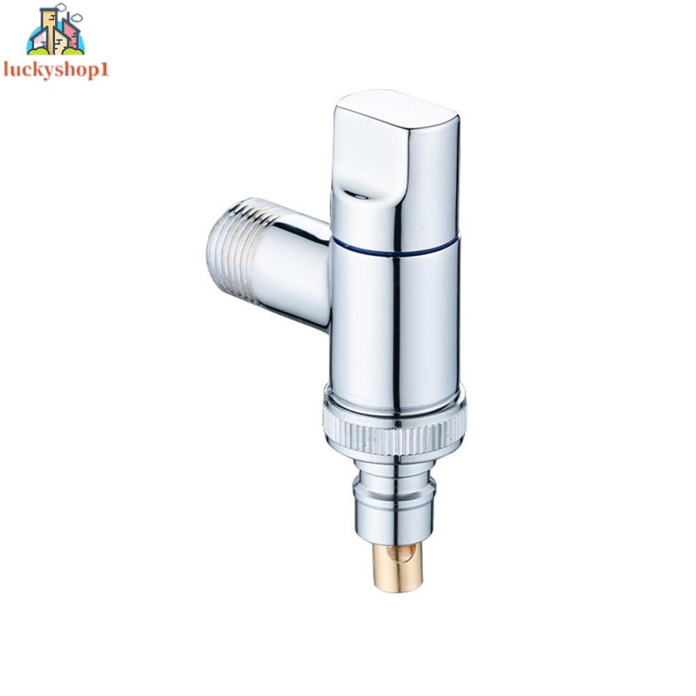 Super Short Wall Mount Mini Full Đồng Body Delta Valve Trang chủ Máy giặt Tap 4 phút Tự động Waterstop [4 phút Mẹo] Mạ đồng Waterstop Short T Máy giặt Tap