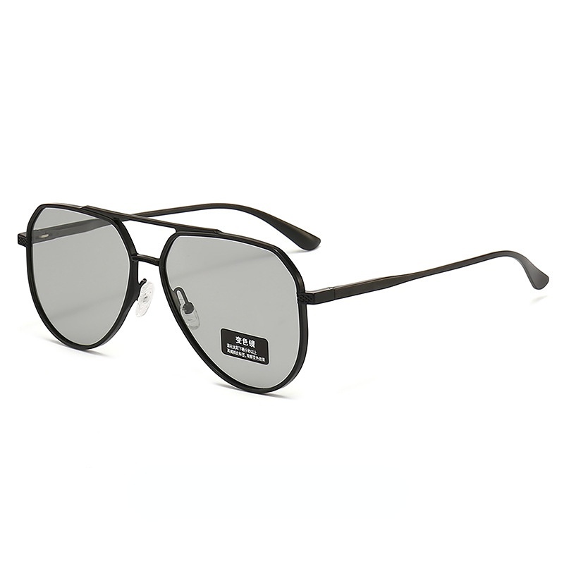 Kính Mát Phân Cực Gọng Hợp Kim Nhôm Thay Đổi Màu Sắc Dành Cho Nam
