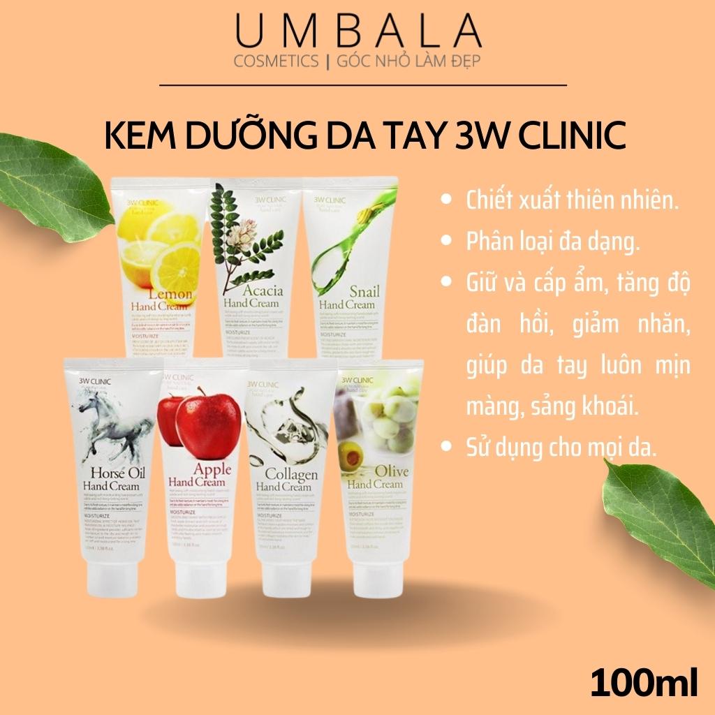 Kem dưỡng da tay 3W CLINIC (100ml)