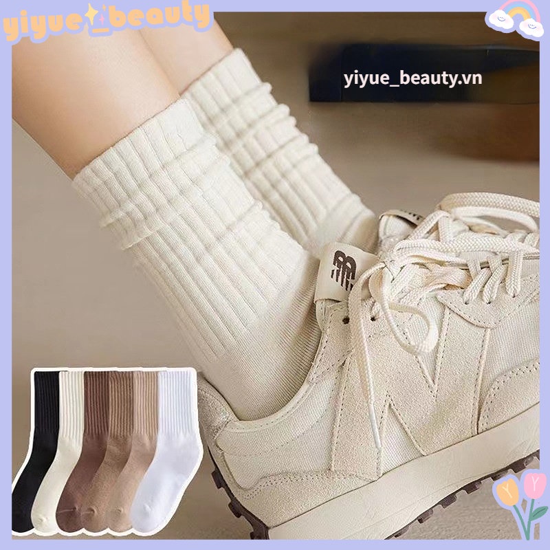 Vớ Thể Thao Dài Mềm Mại Và Thoải Mái Thời Trang Xuân Thu Cho Nữ HB