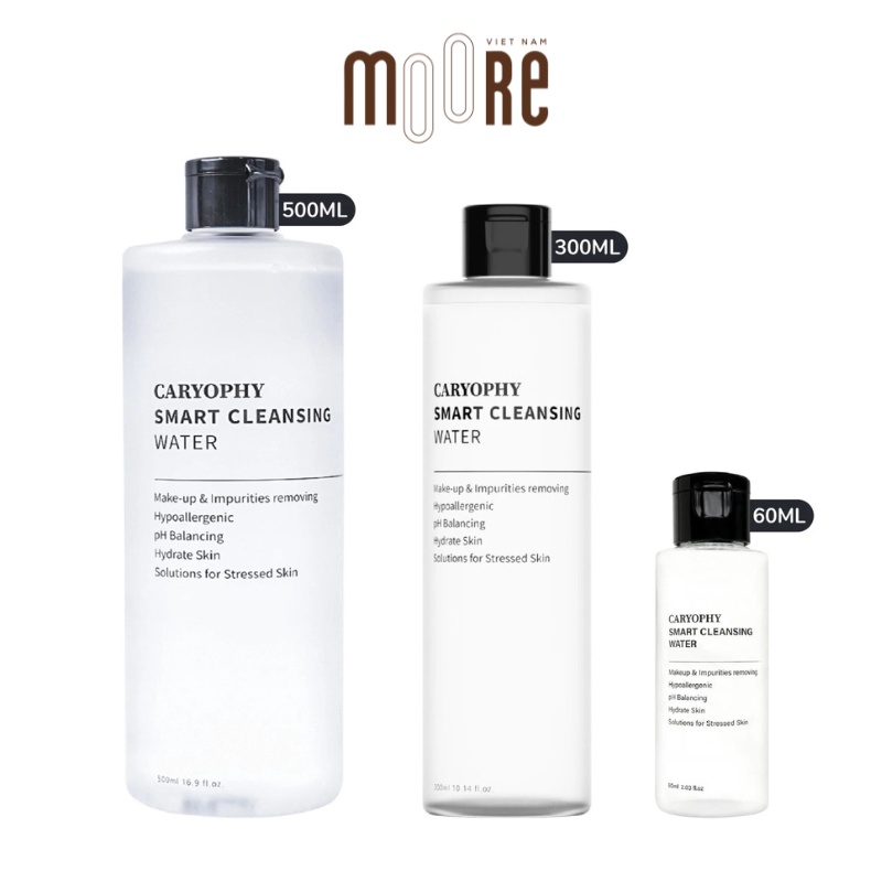 [Mã BMLTM50 giảm đến 50K đơn 99K] Nước tẩy trang làm sạch da Caryophy Smart Cleansing Water Hàn Quốc