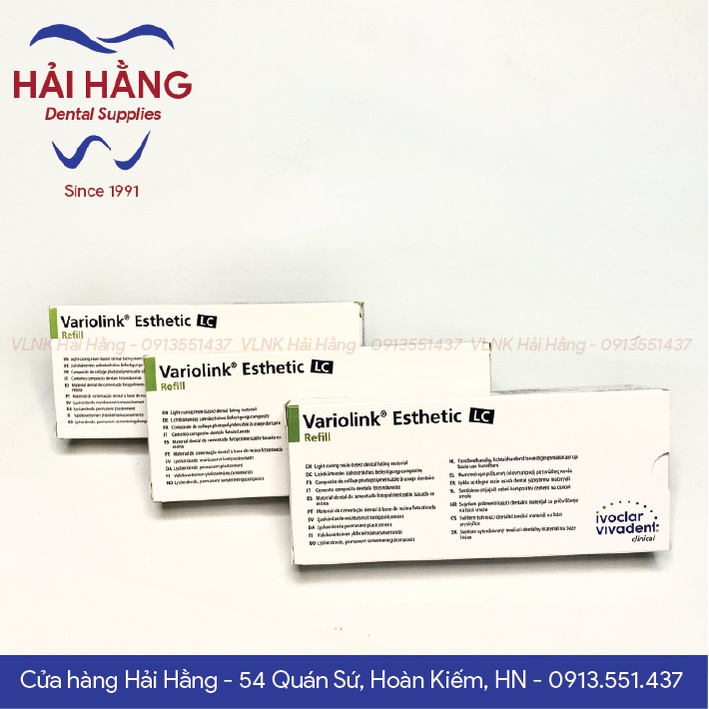Ống Cement gắn verneer refill Variolink Esthetic LC (2g)