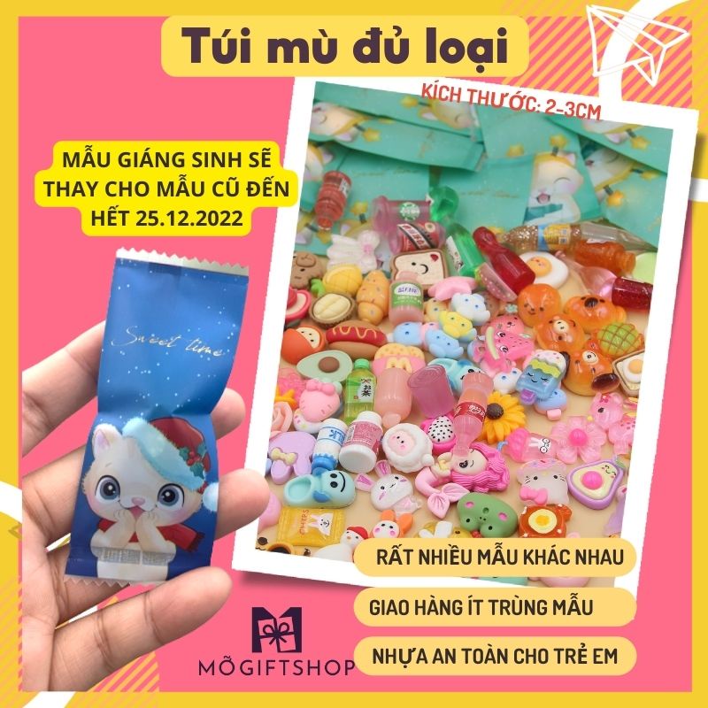 Đồ chơi túi mù blind bag ít trùng mẫu