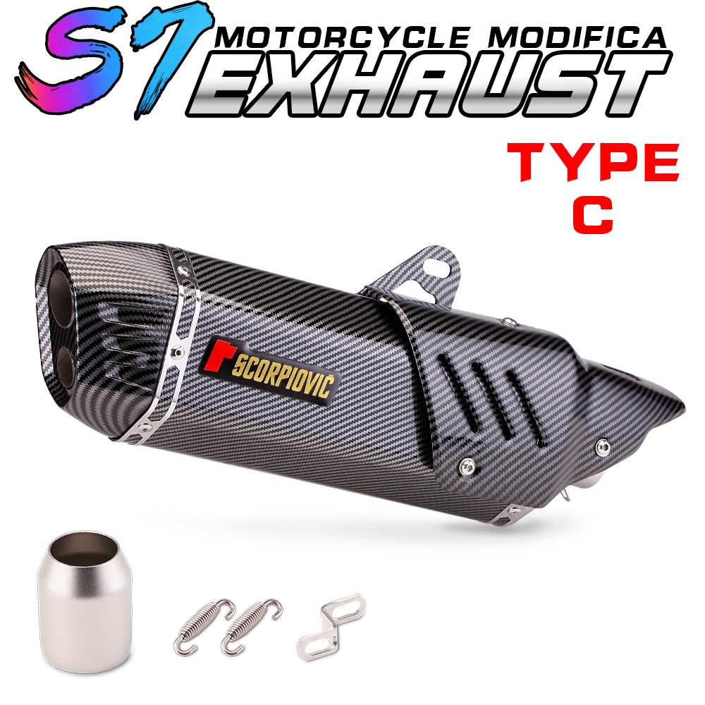 Ống Pô Xả Khí 51mm Chuyên Dụng Cho Xe Mô Tô