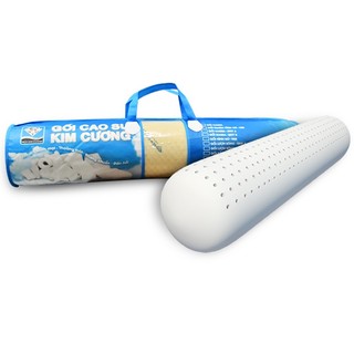 Gối Ôm Cao Su Kim Cương 20x100cm - Gối Cao Su Tự Nhiên - Gối Cao Su Thiên Nhiên