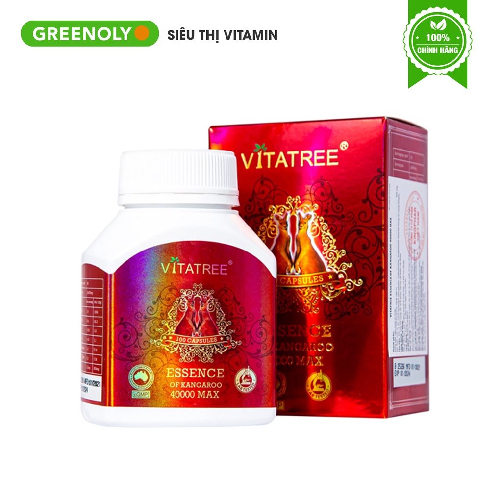 Viên Uống Kangaroo Vitatree Hỗ Trợ Sức Khỏe Sinh Lý Nam Giới Tăng Cường Hệ Miễn Dịch
