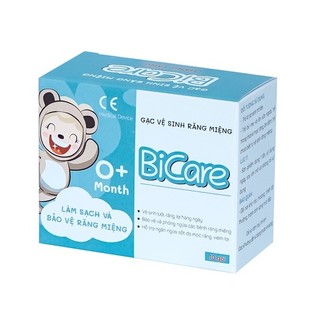 Gạc rơ lưỡi bicare vệ sinh răng miệng cho bé