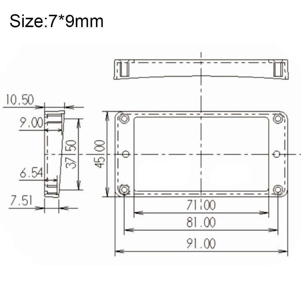 Bộ 2 Pickup 3 Kích Cỡ Cho Humbucker Guitar