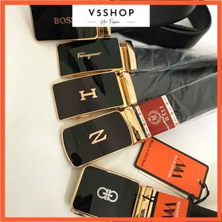 Thắt lưng nam dây nịt nam khoá lăn tiện dụng mặt vuông TLD1