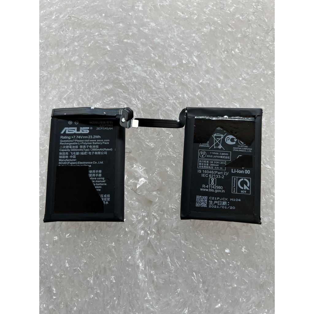 Pin Asus Rog Phone 5 5s Mã C21P2001 Dung Lượng 3000mah thay thế pin đứt gãy phù hư chất lượng