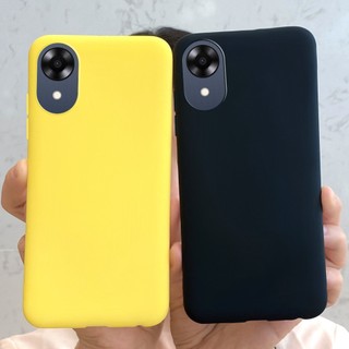 Ốp Điện Thoại Silicon Mềm Màu Kẹo Đơn Giản Cho OPPO A17K A17 2022 OPPOA17K CPH2471 OPPOA17 CPH2477