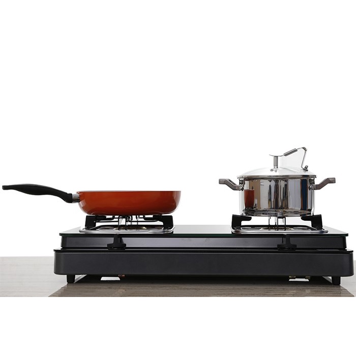 Bếp gas đôi Electrolux ETG727GKR hàng trưng bày đẹp mới 98-99% chính hãng 100% bảo hành 12 tháng