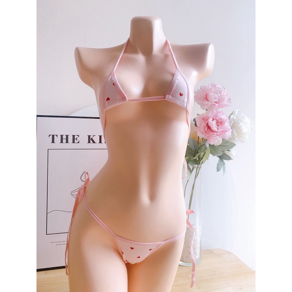 Bộ đồ lót cột dây (áo ngực siêu nhỏ ) BK004 - sexy quyến rũ cho nữ - Kelly Wang | BigBuy360 - bigbuy360.vn
