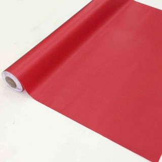 Decal dán tường màu đỏ, giấy dán tường màu đỏ, dán tường màu trơn
