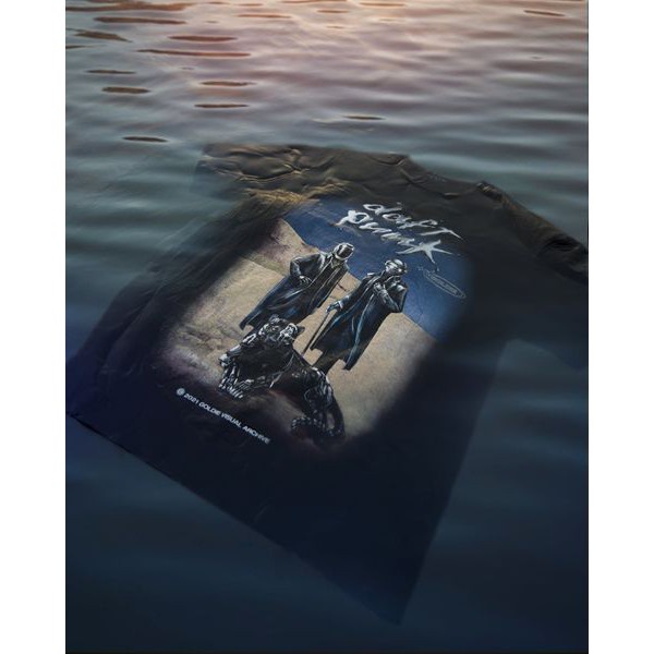 Áo thun 'GOLDIE DAFT PUNK' 100% cotton 2 chiều