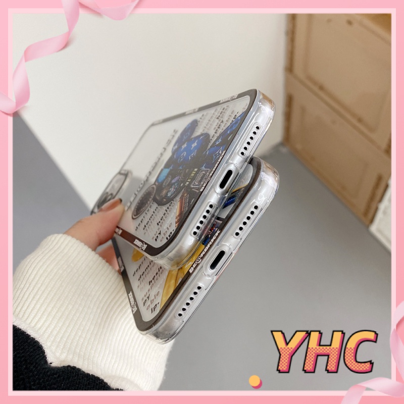 ốp iphone In Hình Gấu Hoạt Hình tương thích iPhone 6s 6splus 7 7plus 8 8plus X XS 11 12 Pro Max Plus Promax-2071