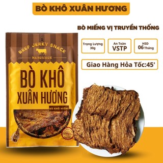 Bò Khô Miếng XUÂN HƯƠNG vị cay đặc biệt thơm ngon 30g