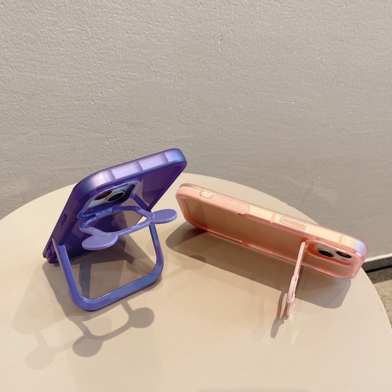 Ốp Điện Thoại Trong Suốt Họa Tiết Hoạt Hình Chú Gấu Dễ Thương Chống Sốc / Rơi Cho iPhone 14 13 12 11 Pro Max