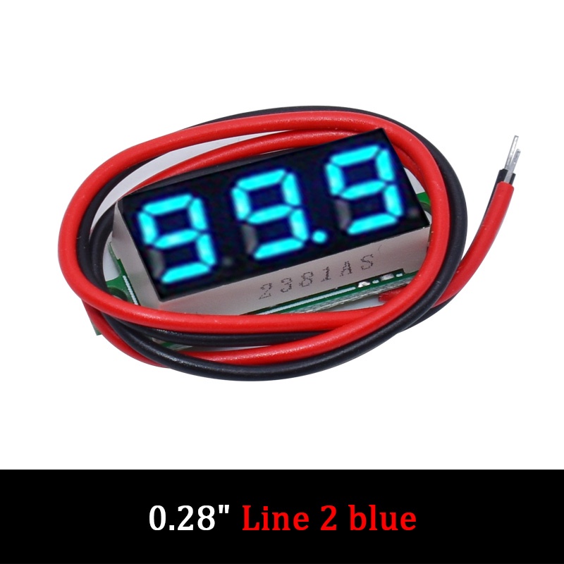 Vôn Kế Điện Tử 3 Dây 0.28 inch DC 0-100V