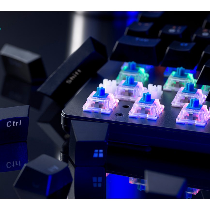 Bàn phím cơ Rapoo V500 Pro-87 Multimode, bàn phím bluetooth đa kết nối bluetooth/Usb 2.4Hz/có dây Bexal RP01