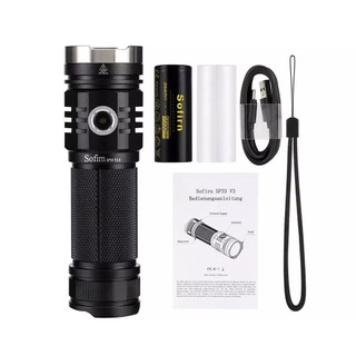 Đèn pin sofirn - sp33 v3.0 kit nhiệt màu 6500k - 3500 lumens