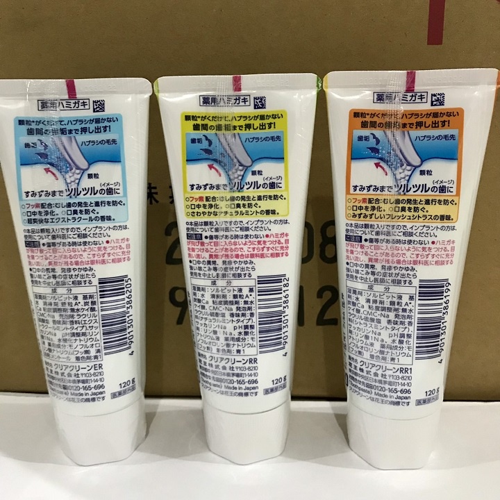 Kem đánh răng Kao 120g - 170g hàng nội địa Japan