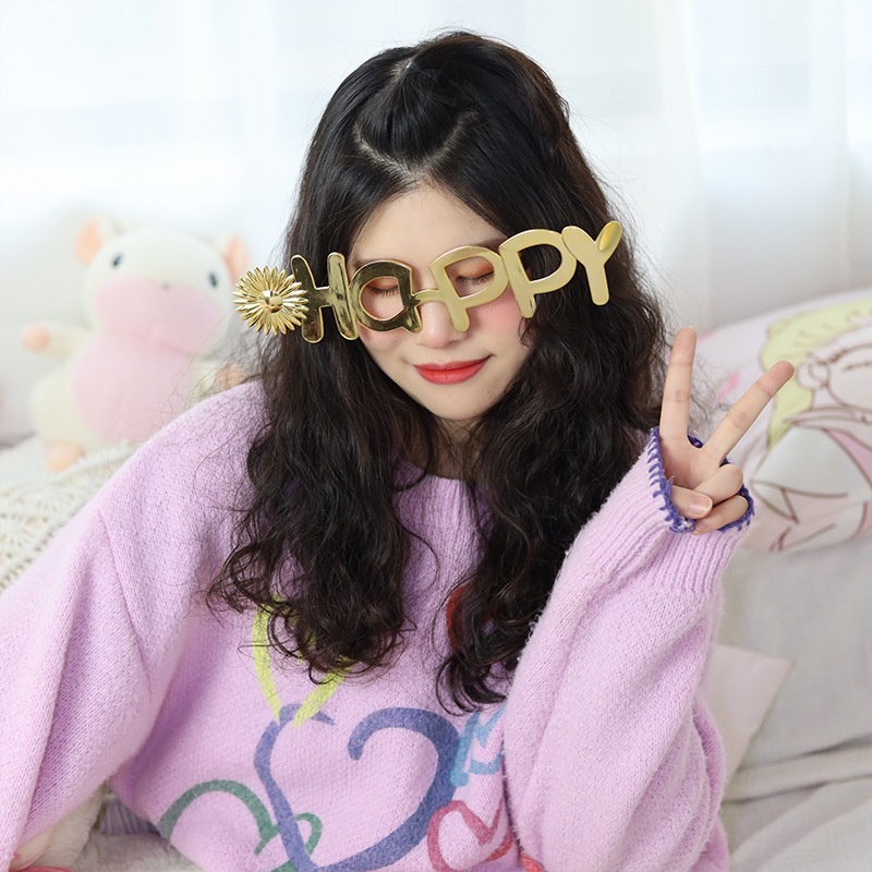 Mắt Kính Hình Gấu Trúc Hoạt Hình Vui Nhộn Cho Tiệc Sinh Nhật