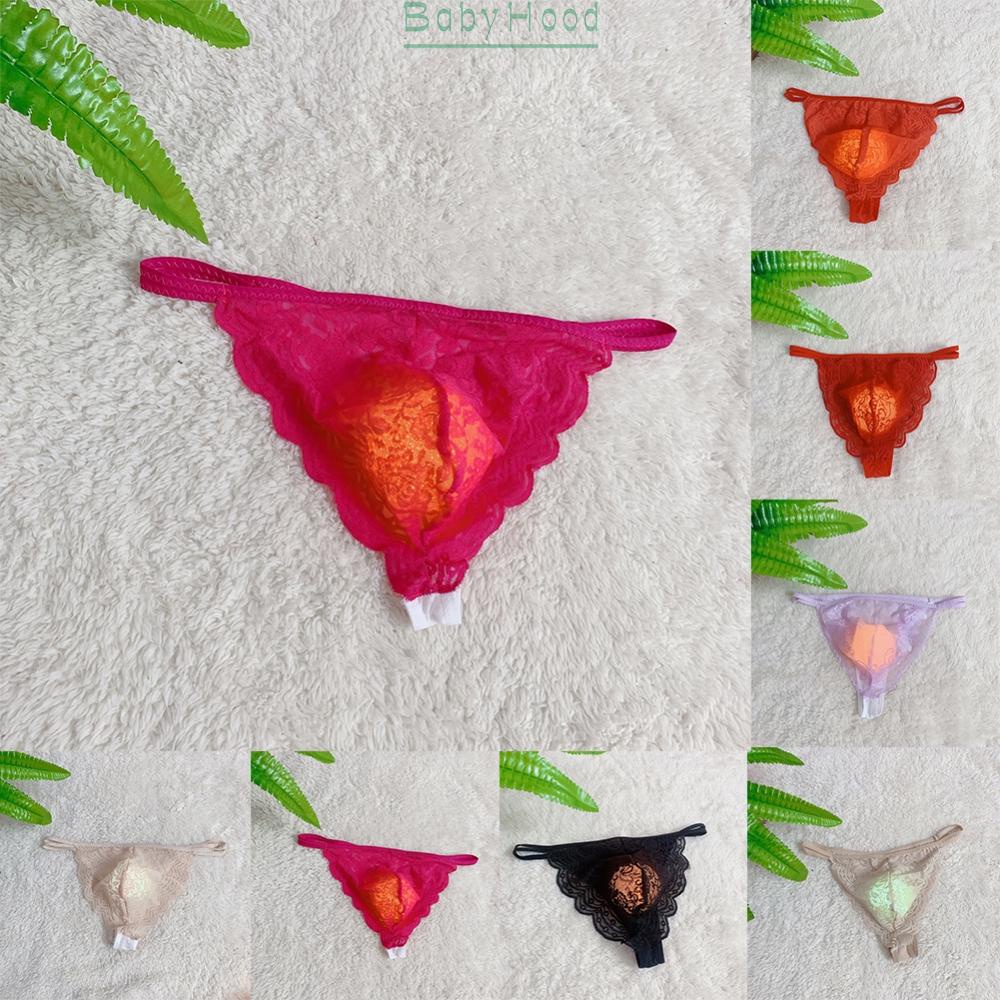 Sexy Men Lace Sheer Pouch G String Bikini Briefs Thongs Underwear Underpants Underwear#BBHOOD