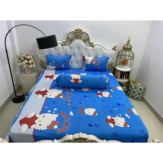 Bộ Ga Thun Hàn Quốc Kitty