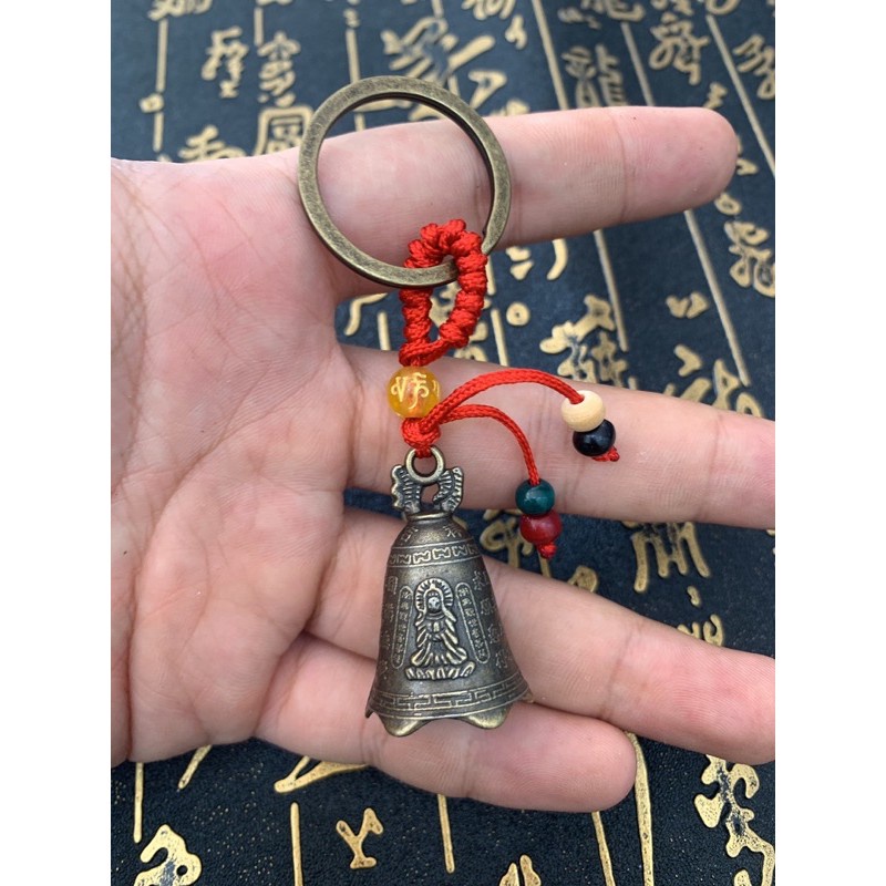 Móc khóa chuông Phật Giáo bình an