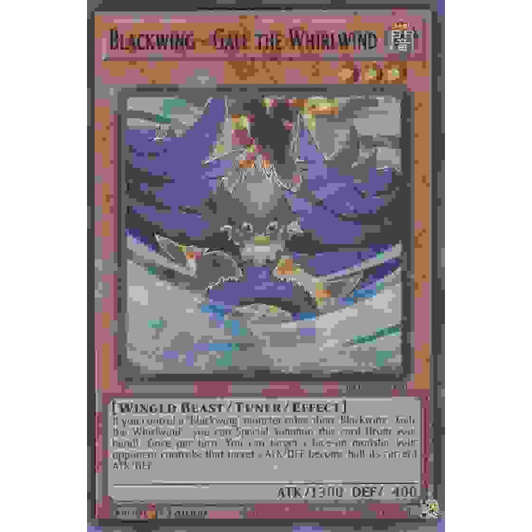Thẻ Bài Yugioh Blackwing - Gale the Whirlwind - BLCR-EN056 - Ultra Rare 1st Edition