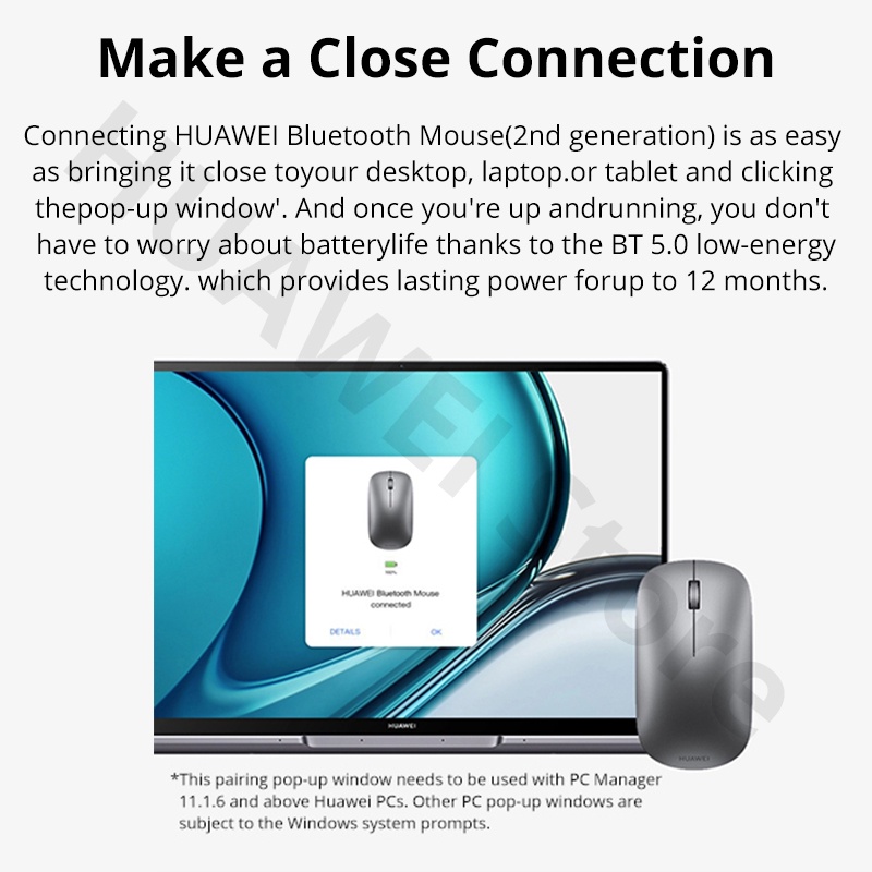 Chuột Bluetooth Huawei  Phiên bản Lite Phiên bản thanh thiếu niên CD23 Chuột trò chơi không dây di động