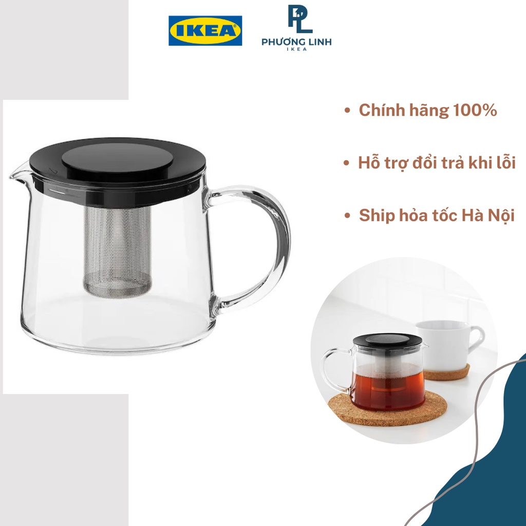 Ấm trà thủy tinh RIKLIG IKEA