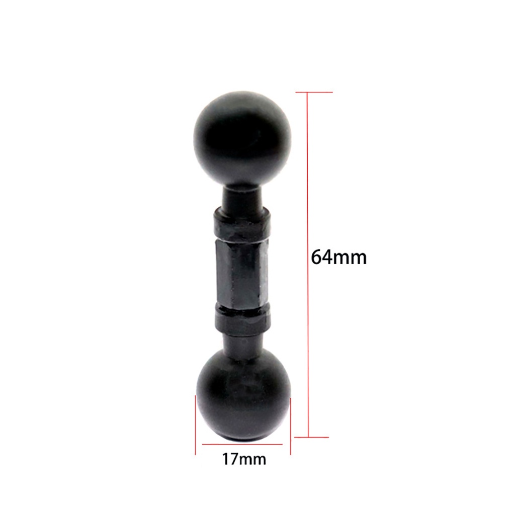 Bộ Chuyển Đổi Đầu Bi Kép 25mm Sang 15mm 17mm 25mm Cho Garmin GPS / Điện Thoại / Xe Hơi