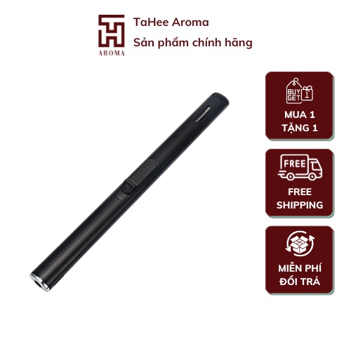Dụng cụ thắp sáng nến thơm màu đen cao cấp thương hiệu TaHee Aroma
