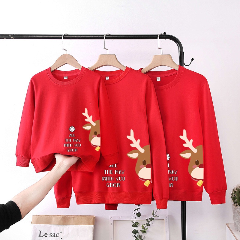 Áo Thu Đông Nhóm Lớp Gia Đình 3 4 5 Người Đủ Size Cực Kool - Noel Giáng Sinh 2023
