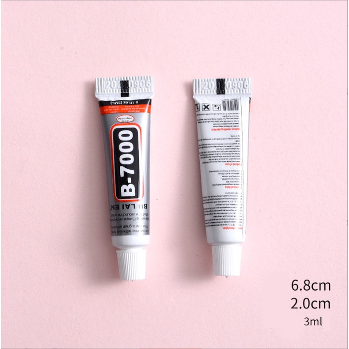 Keo dán nhựa, gỗ B 7000 chai 3ml, keo khô nhanh chuyên dán tiểu cảnh mô hình