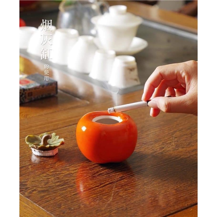 Hũ đựng trà, gia vị...hình quả hồng