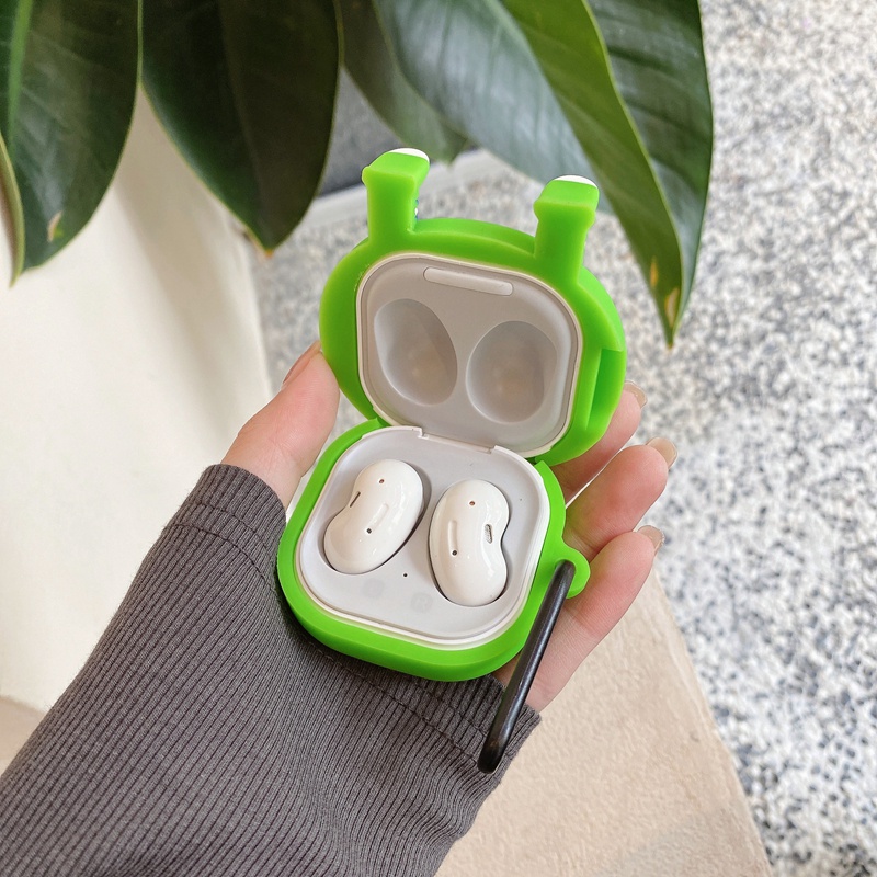 Vỏ Bảo Vệ Hộp Sạc Tai Nghe Samsung Galaxy Buds 2 Pro / Buds Live / Buds 2 / Buds Pro Hình Chú Chó 3D Bằng Silicone Mềm