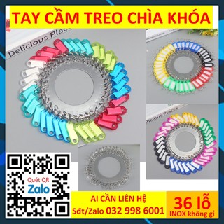 Tay cầm thẻ chìa khóa 36 lỗ Móc khóa Key tag Thẻ nhựa đánh dấu vali hành lý Móc chìa khóa tag magic1