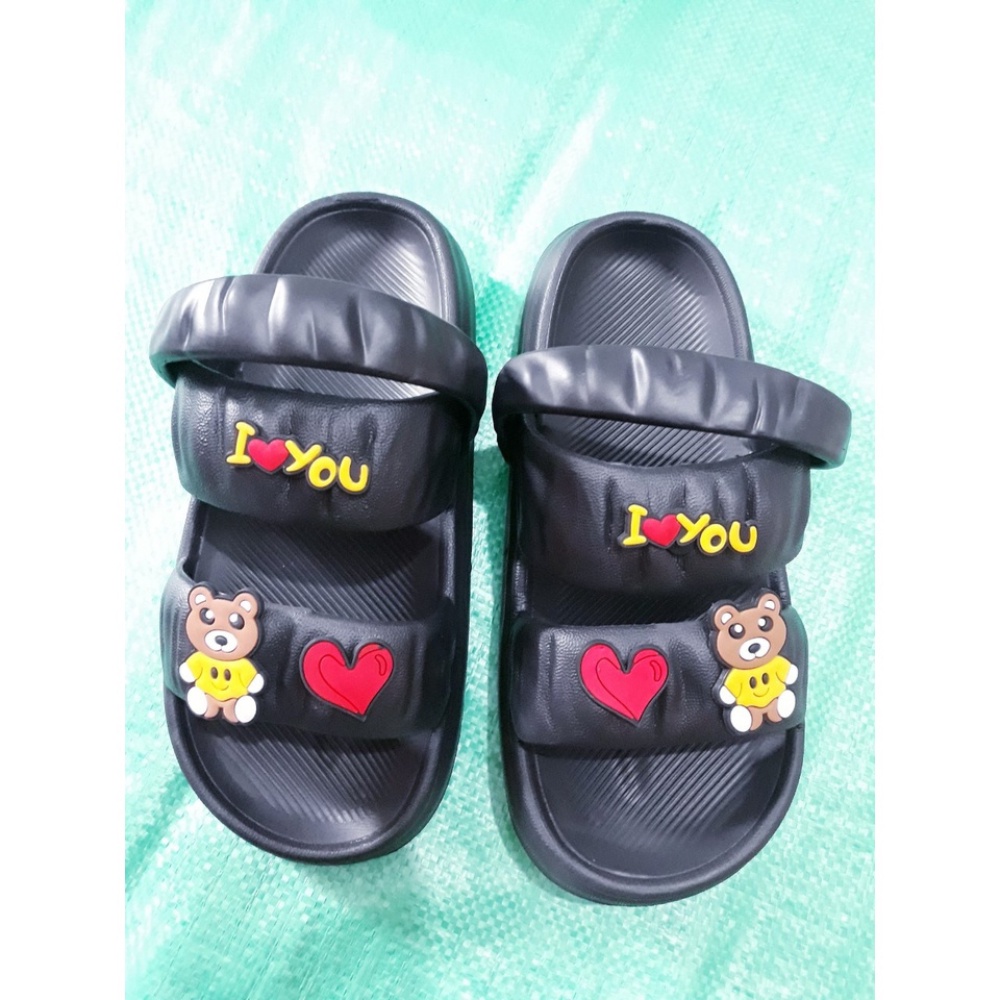 Dép sandal - dép đi trong nhà siêu nhẹ gắn sticker dễ thương